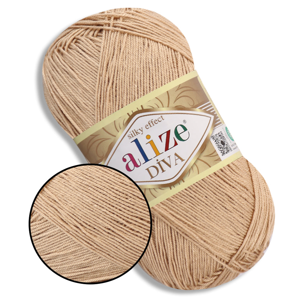 Alize Diva, 54 Colors, 3.52 oz / 383 yds