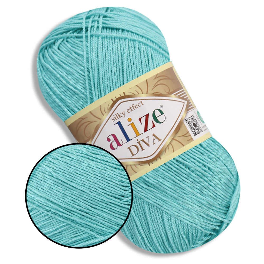 Alize Diva, 54 Colors, 3.52 oz / 383 yds