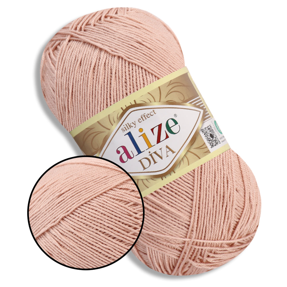 Alize Diva, 54 Colors, 3.52 oz / 383 yds