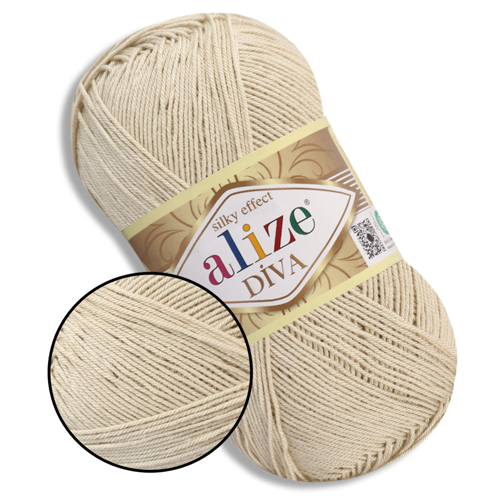Alize Diva, 54 Colors, 3.52 oz / 383 yds
