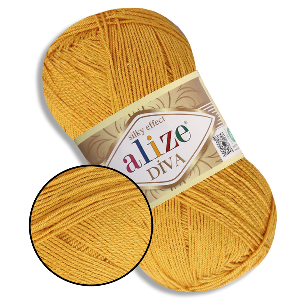 Alize Diva, 54 Colors, 3.52 oz / 383 yds