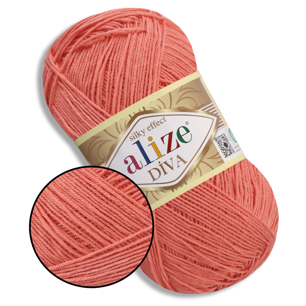 Alize Diva, 54 Colors, 3.52 oz / 383 yds