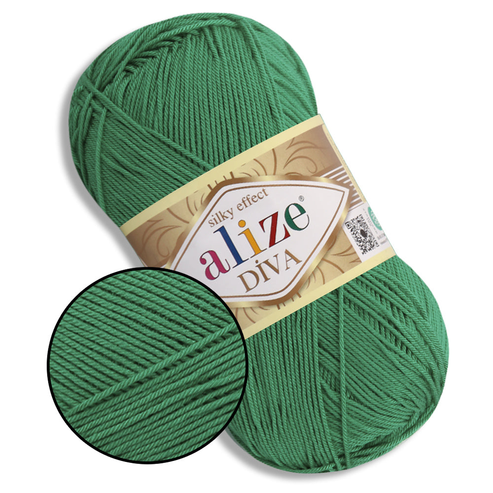 Alize Diva, 54 Colors, 3.52 oz / 383 yds