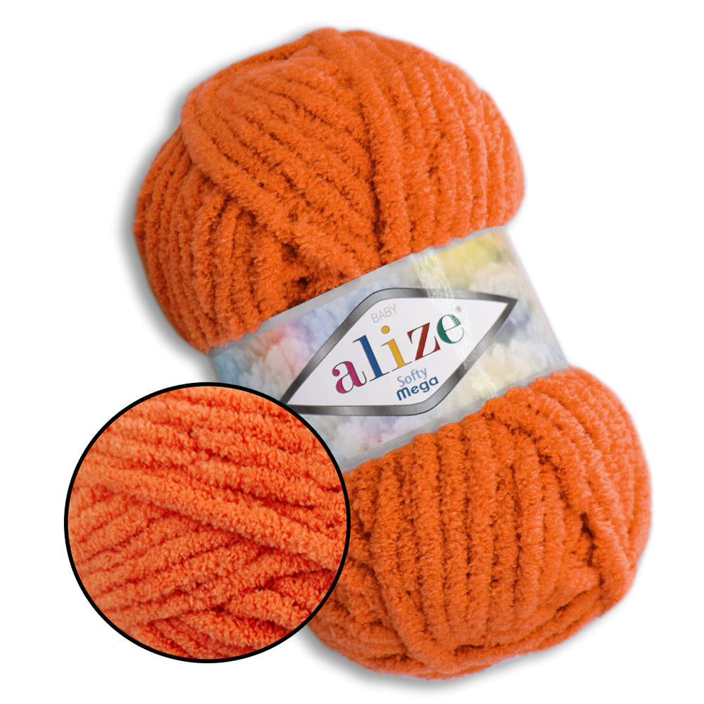 Alize Softy Mega, 34 colors, 3.5 oz / 131 yds