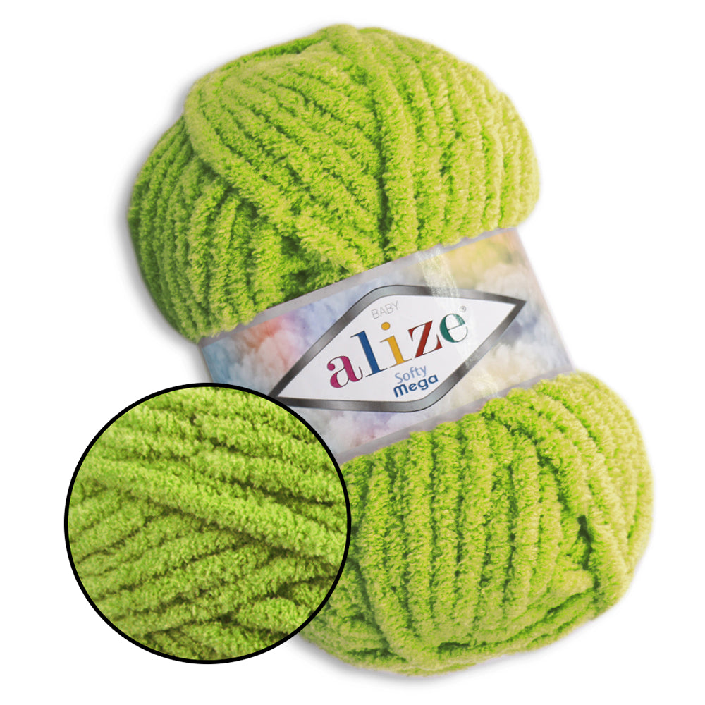 Alize Softy Mega, 34 colors, 3.5 oz / 131 yds