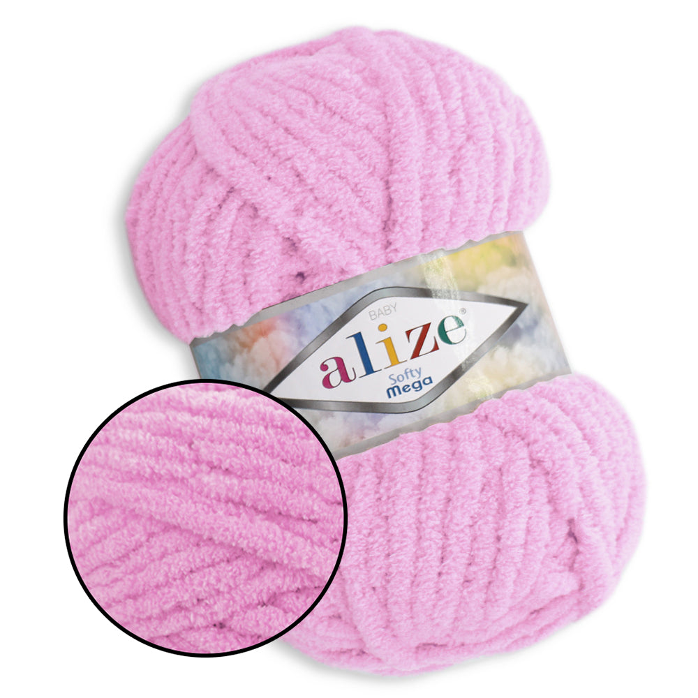Alize Softy Mega, 34 colors, 3.5 oz / 131 yds