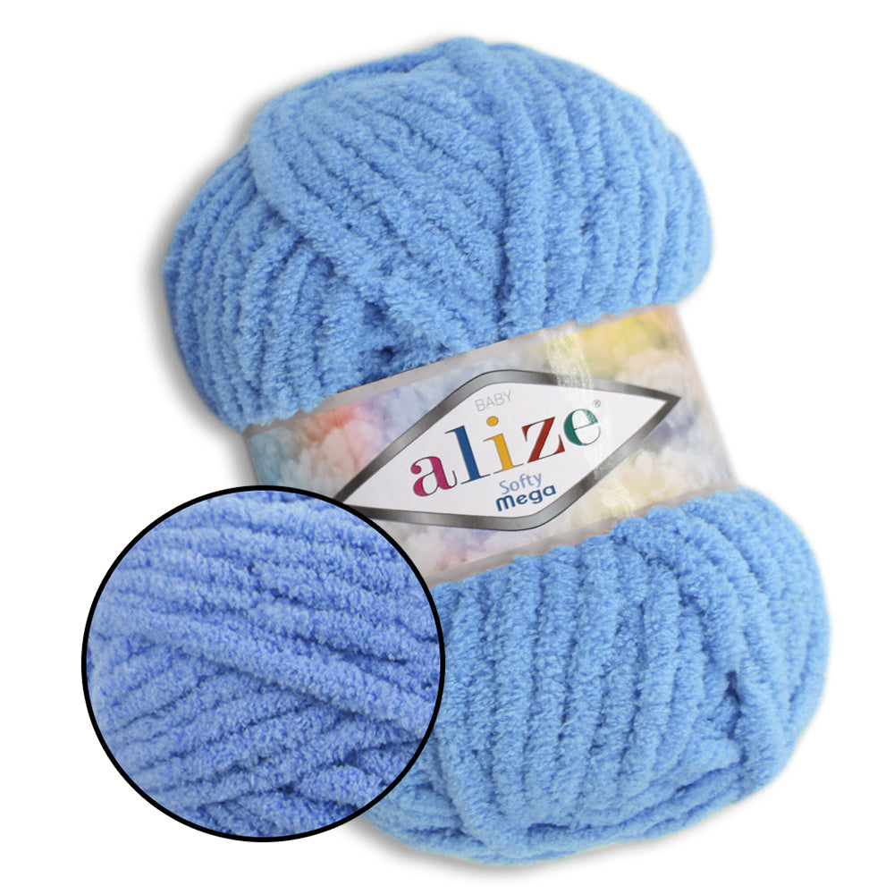 Alize Softy Mega, 34 colors, 3.5 oz / 131 yds