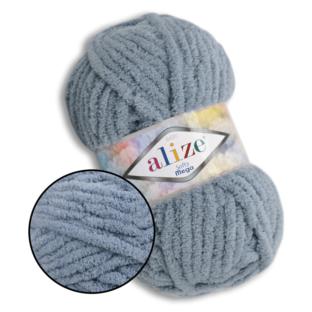 Alize Softy Mega, 34 colors, 3.5 oz / 131 yds