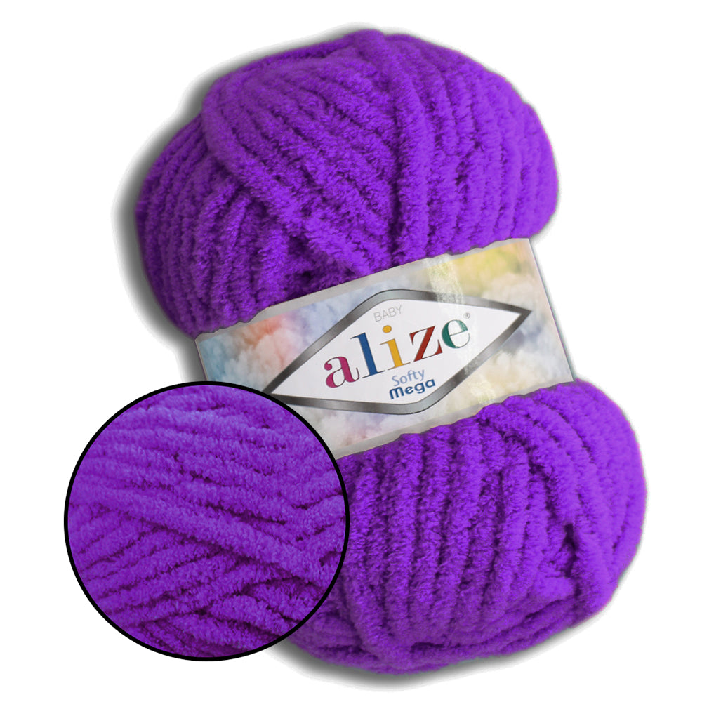 Alize Softy Mega, 34 colors, 3.5 oz / 131 yds