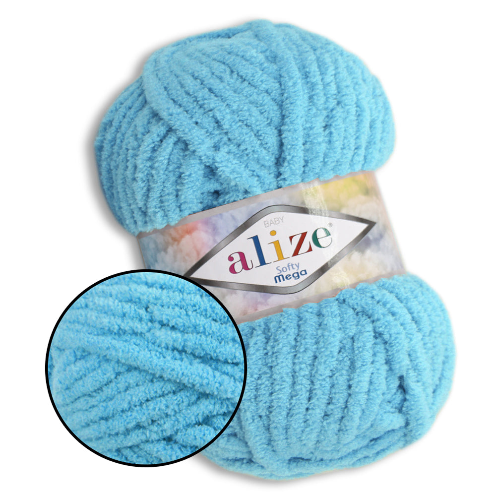Alize Softy Mega, 34 colors, 3.5 oz / 131 yds