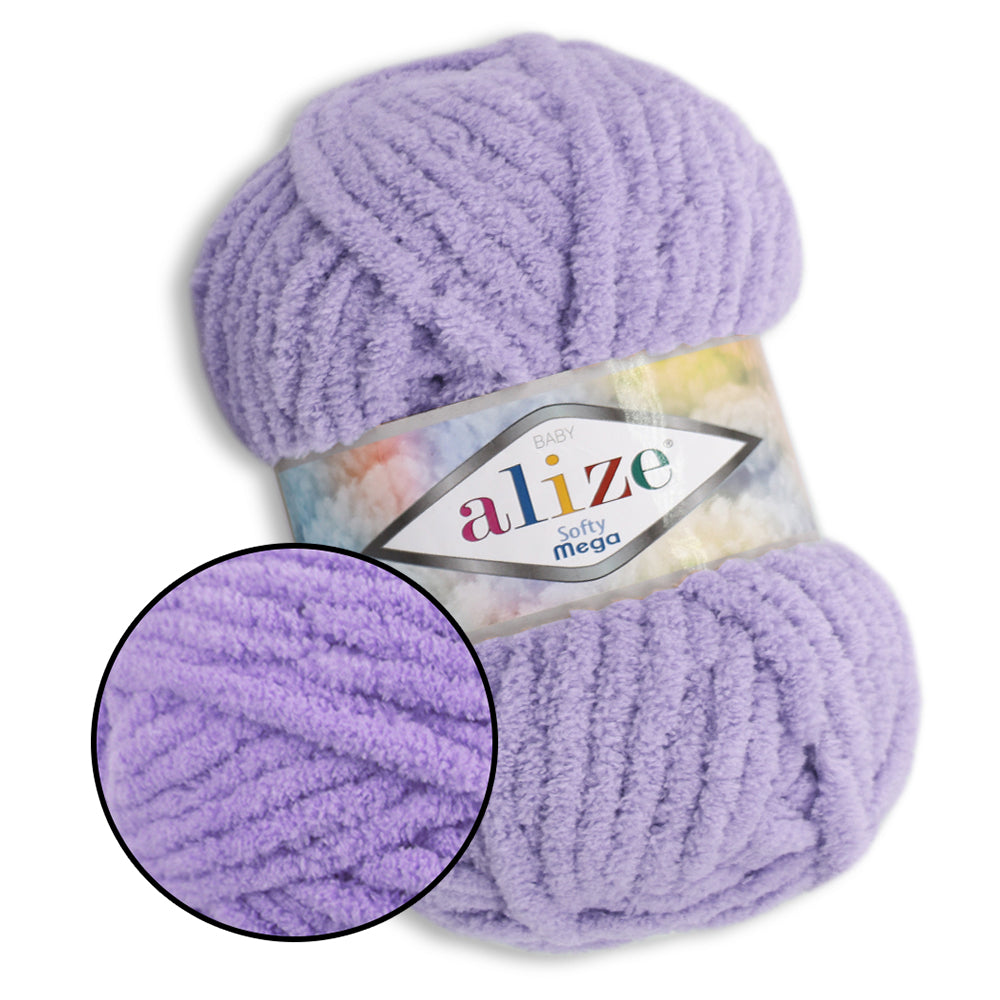 Alize Softy Mega, 34 colors, 3.5 oz / 131 yds