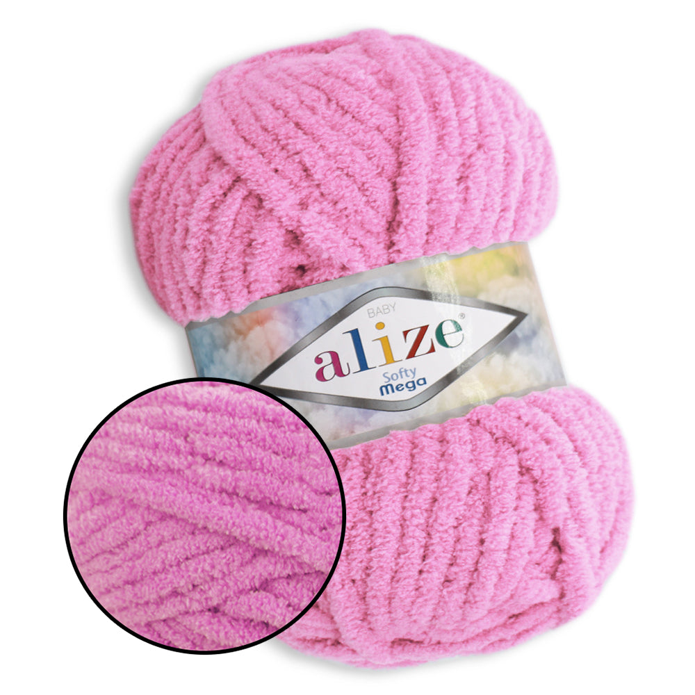 Alize Softy Mega, 34 colors, 3.5 oz / 131 yds