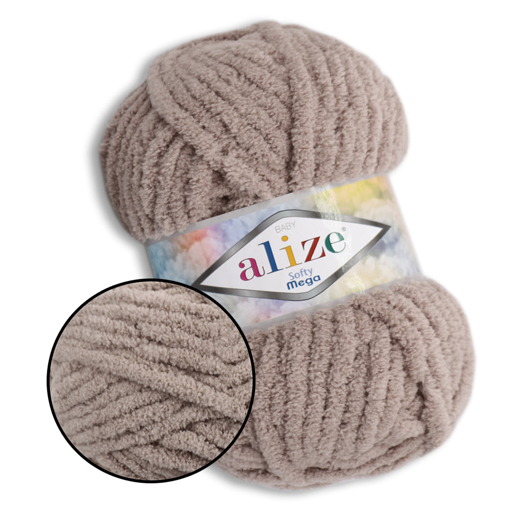 Alize Softy Mega, 34 colors, 3.5 oz / 131 yds