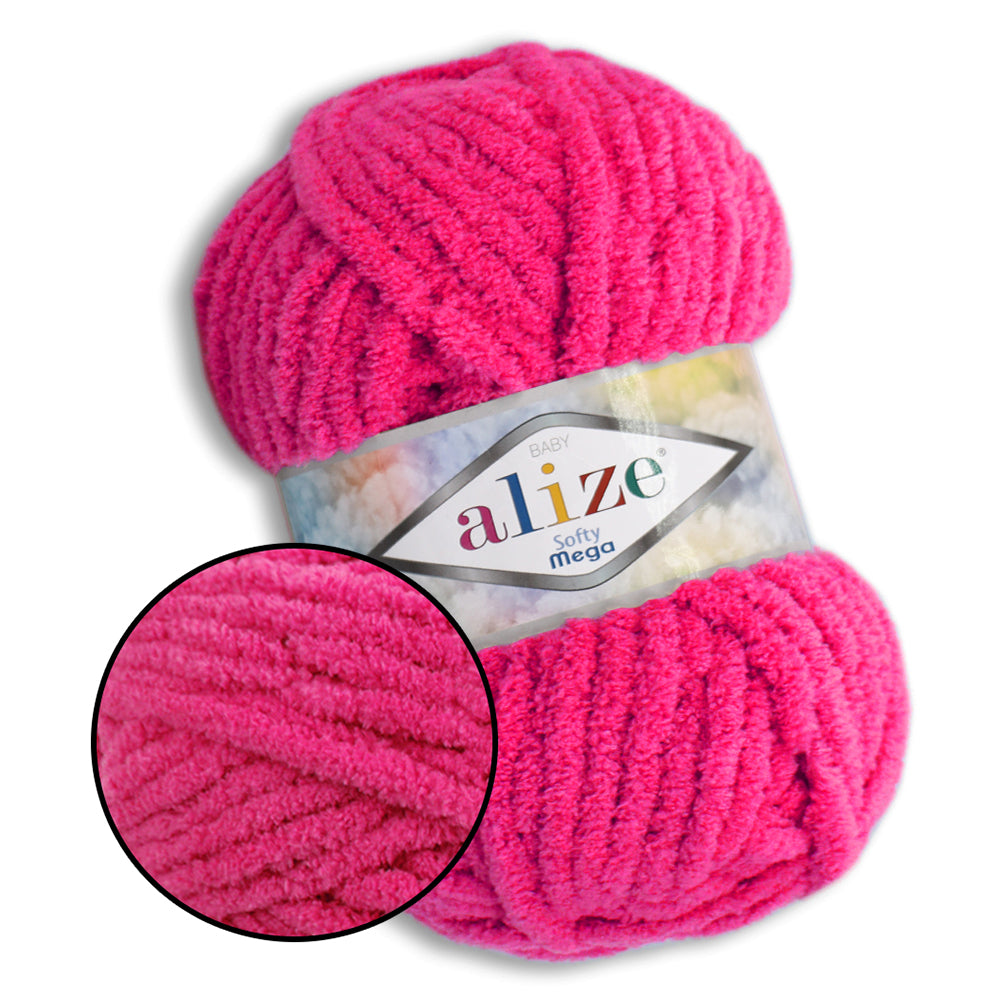Alize Softy Mega, 34 colors, 3.5 oz / 131 yds