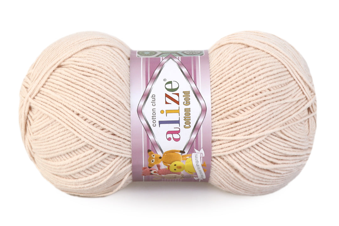 Alize Cotton Gold Yarn, 57 colors, 3.5 oz / 361 yds