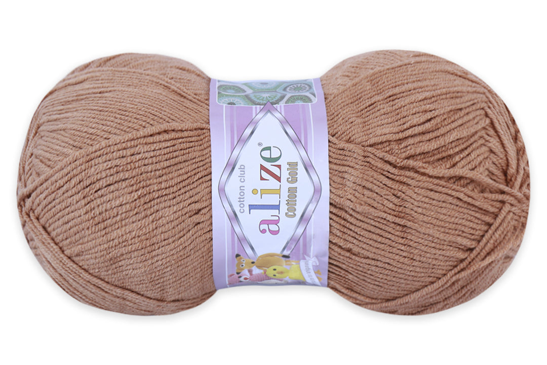 Alize Cotton Gold Yarn, 57 colors, 3.5 oz / 361 yds