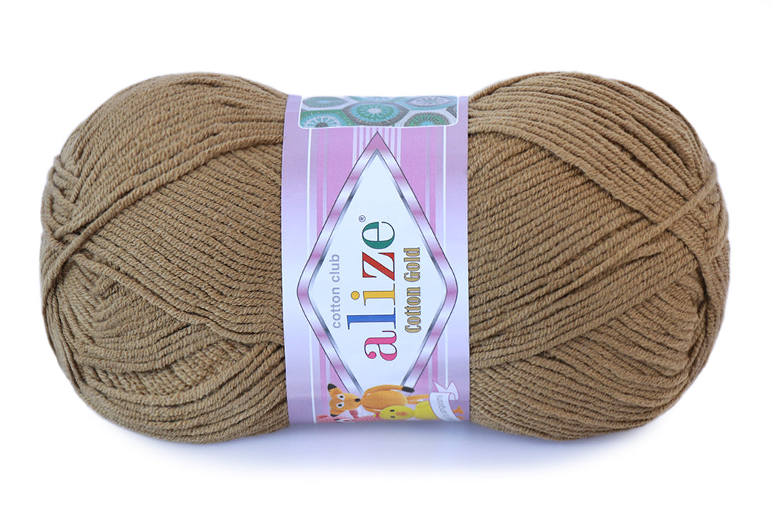 Alize Cotton Gold Yarn, 57 colors, 3.5 oz / 361 yds
