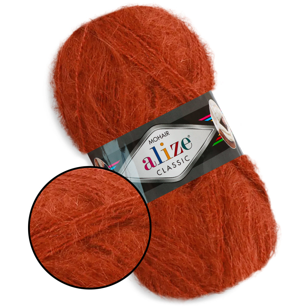 Alize Mohair Classic, 17 colors, 3.53 oz / 219 yds