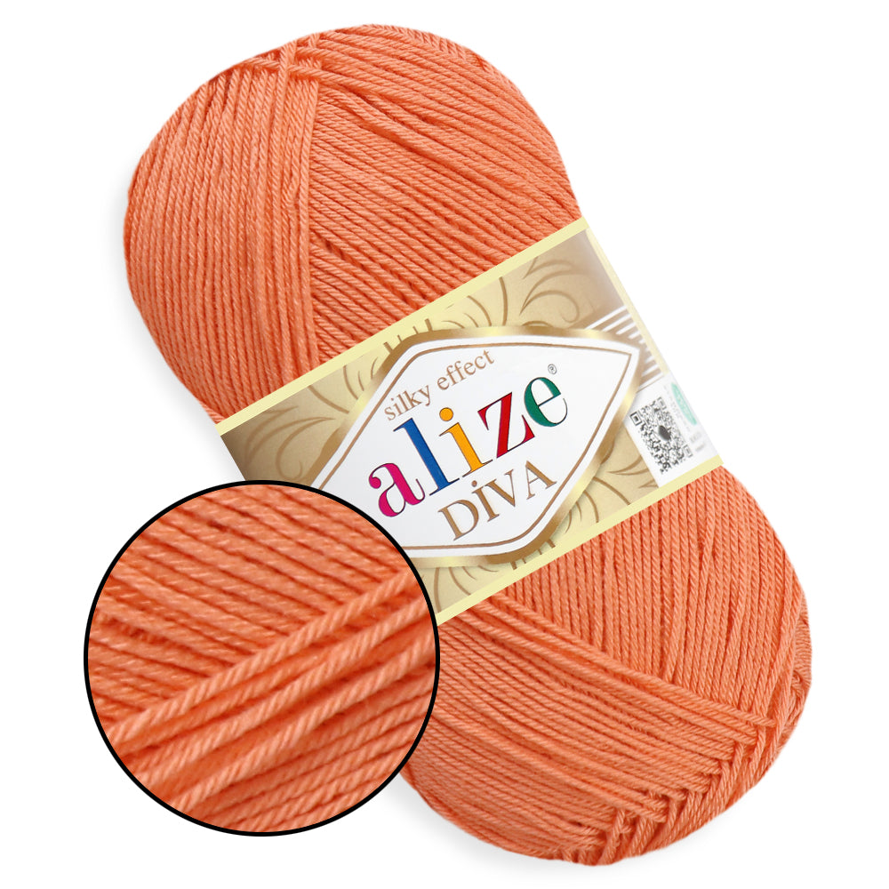 Alize Diva, 54 Colors, 3.52 oz / 383 yds