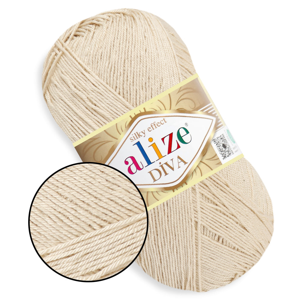 Alize Diva, 54 Colors, 3.52 oz / 383 yds