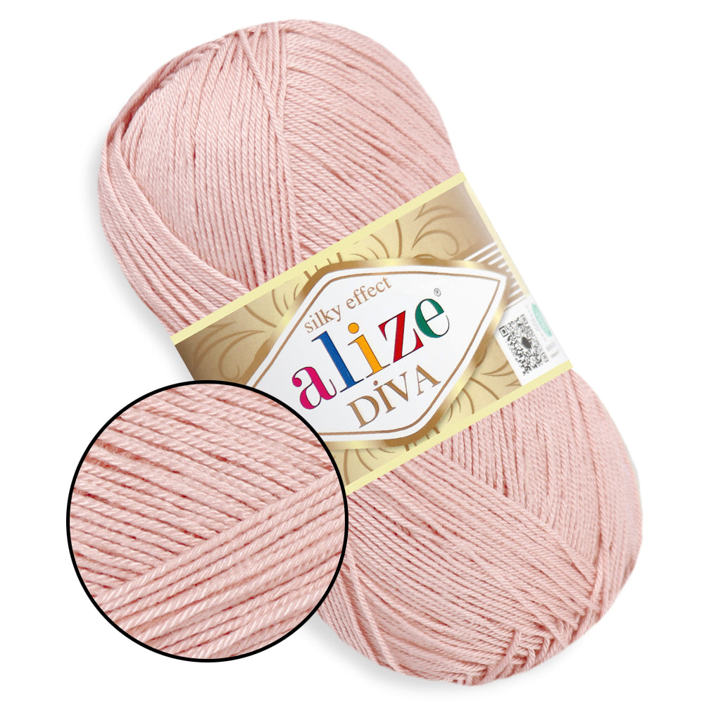 Alize Diva, 54 Colors, 3.52 oz / 383 yds