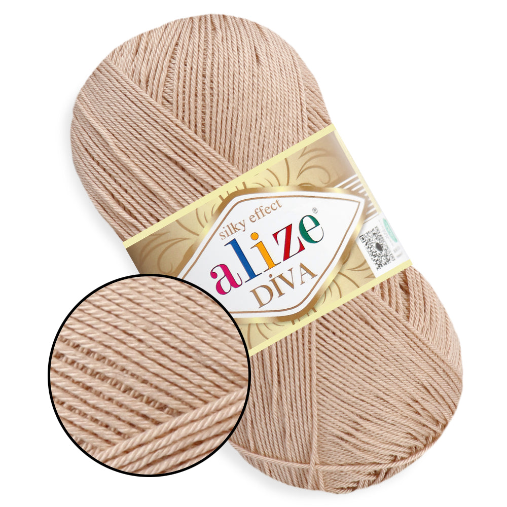 Alize Diva, 54 Colors, 3.52 oz / 383 yds