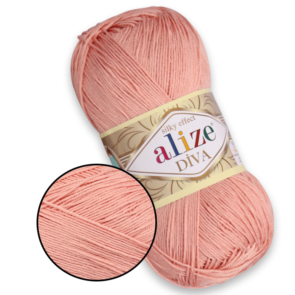 Alize Diva, 54 Colors, 3.52 oz / 383 yds