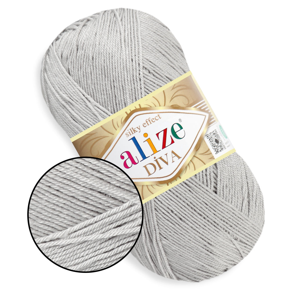 Alize Diva, 54 Colors, 3.52 oz / 383 yds
