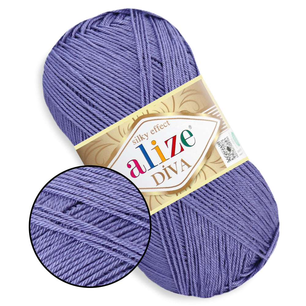 Alize Diva, 54 Colors, 3.52 oz / 383 yds