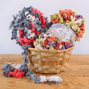 Alize Puffy Fine Color, 19 colors, 3.5 oz / 15.3 yds