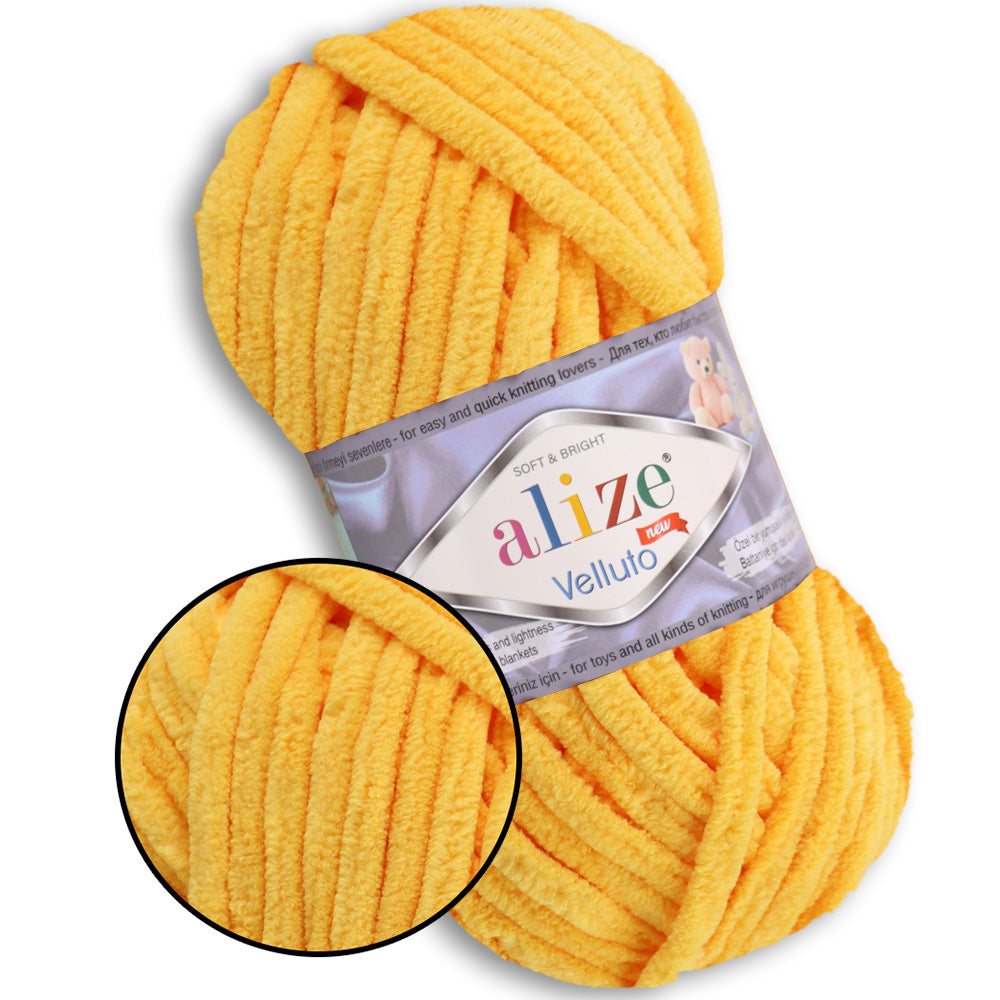Alize Velluto, 43 colors, 3.5 oz / 74 yards