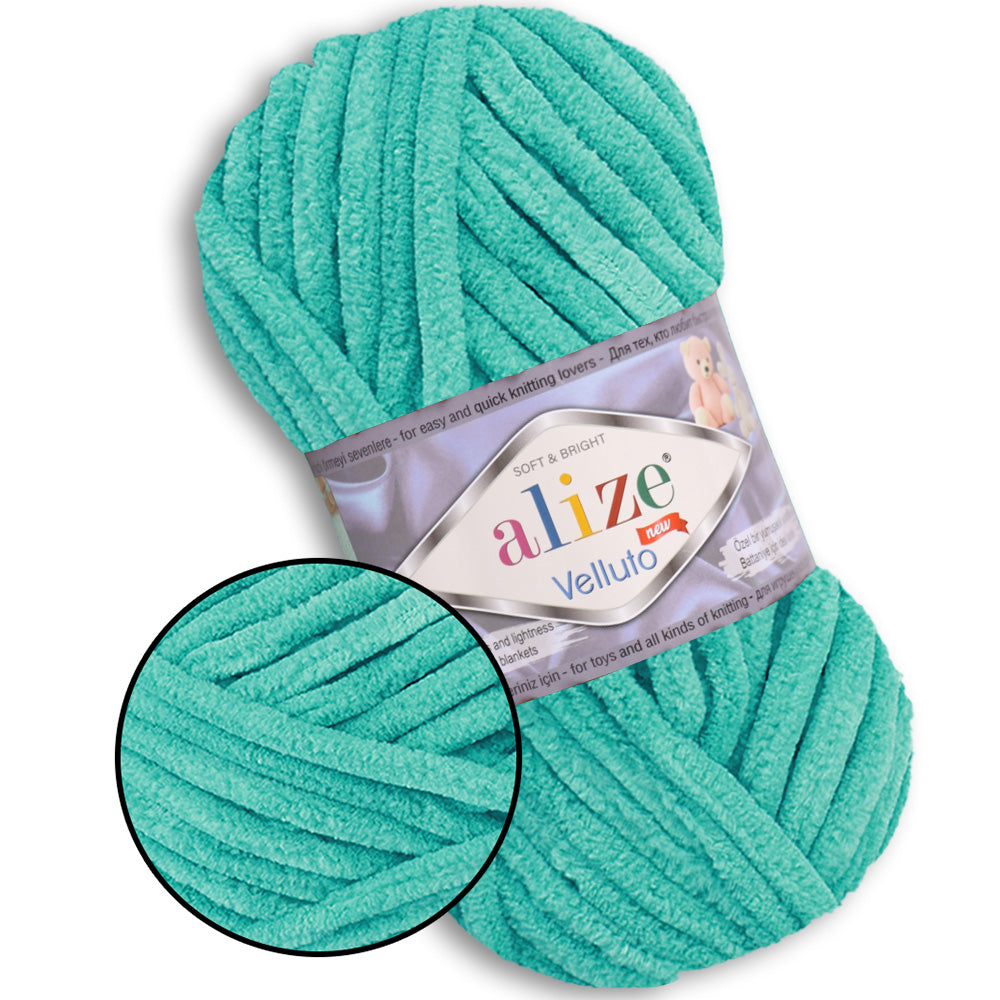 Alize Velluto, 43 colors, 3.5 oz / 74 yards