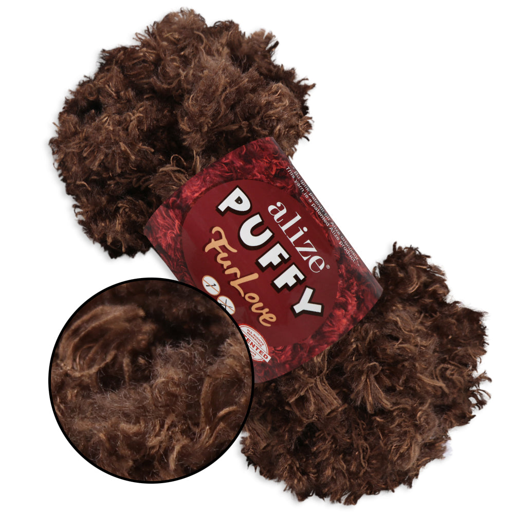 Alize Puffy Furlove 9 colors, 3.5 oz / 6.8 yds