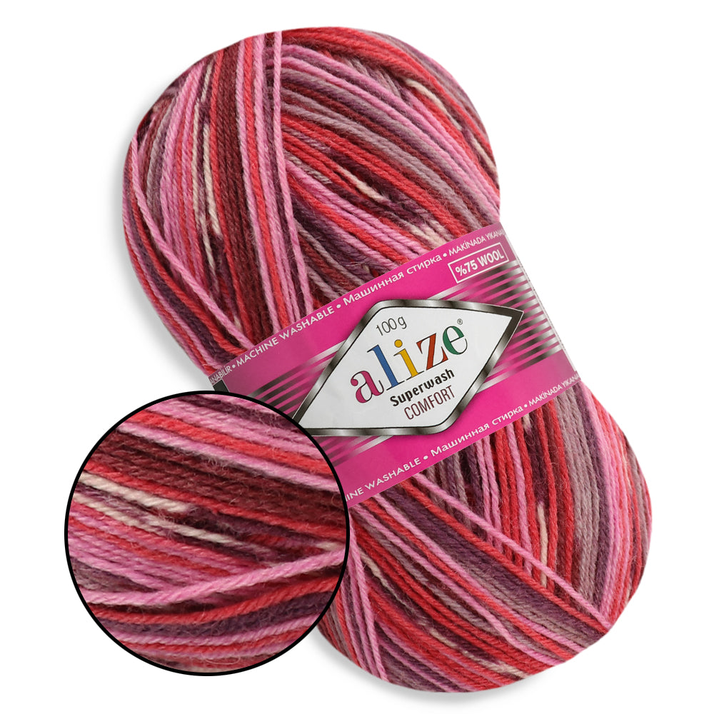 Alize Superwash, 21 colors, 3.5 oz / 459 yards