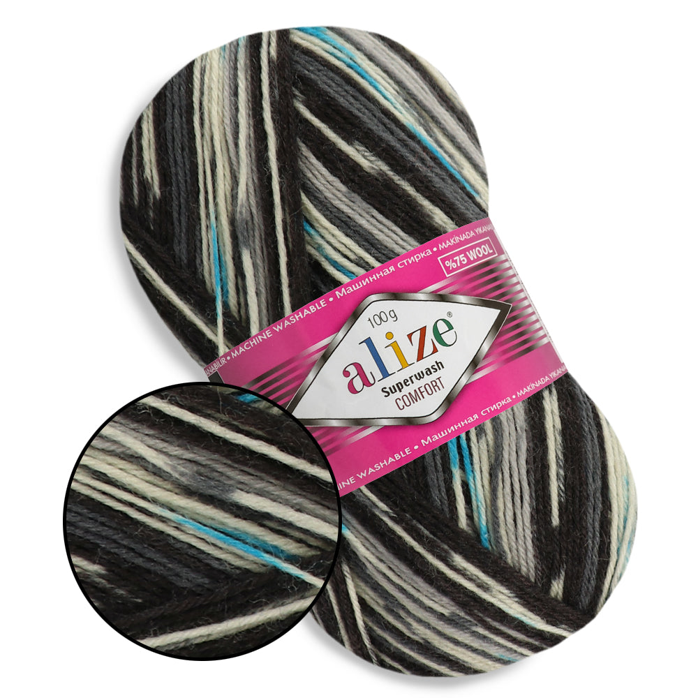 Alize Superwash, 21 colors, 3.5 oz / 459 yards
