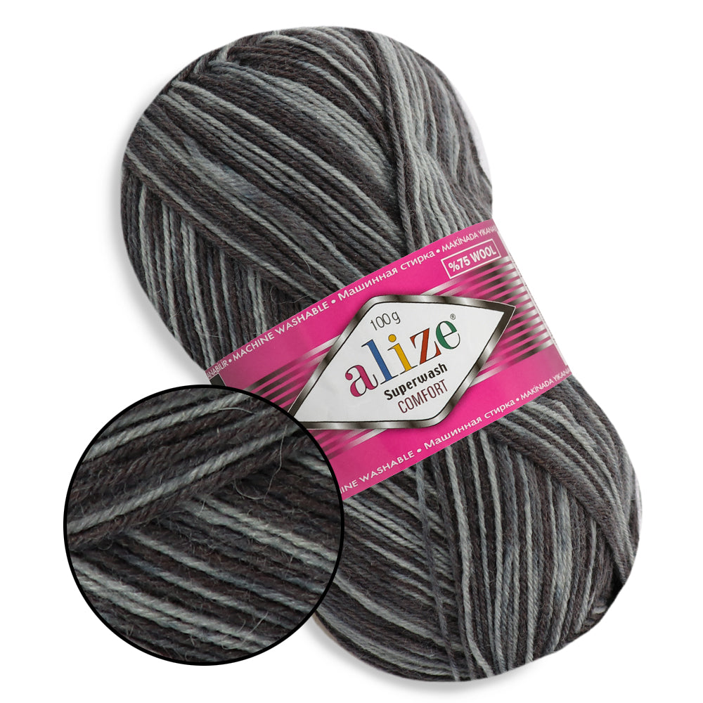 Alize Superwash, 21 colors, 3.5 oz / 459 yards
