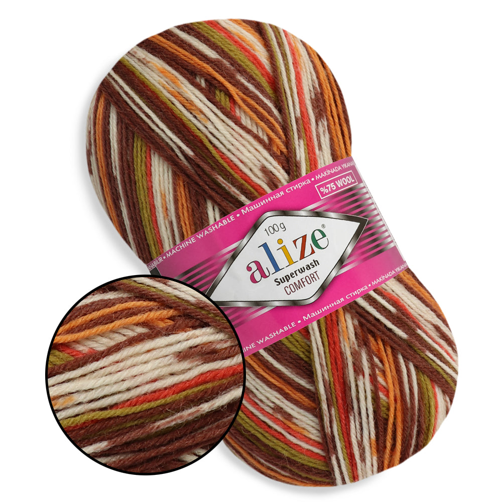 Alize Superwash, 21 colors, 3.5 oz / 459 yards