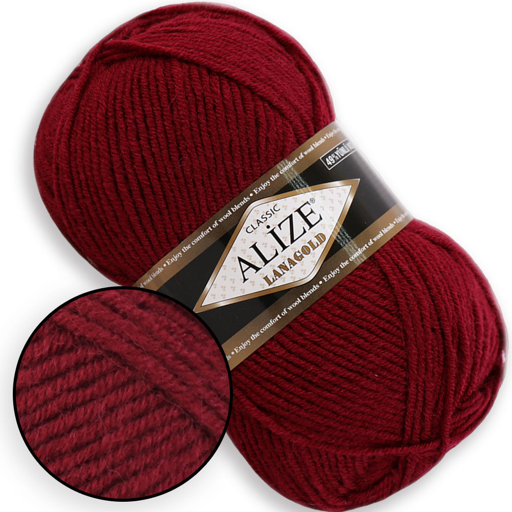 Alize Lanagold, 57 Colors, 3.5 oz / 262 yards