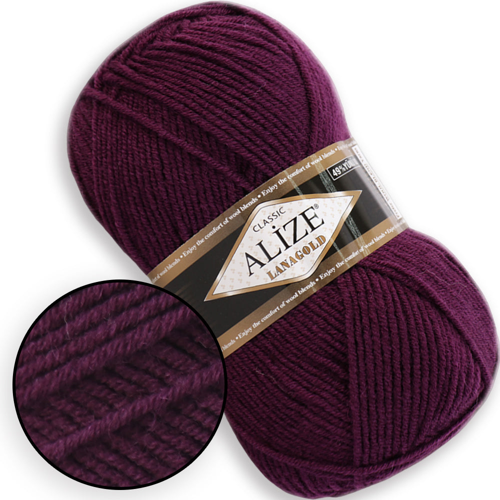 Alize Lanagold, 57 Colors, 3.5 oz / 262 yards