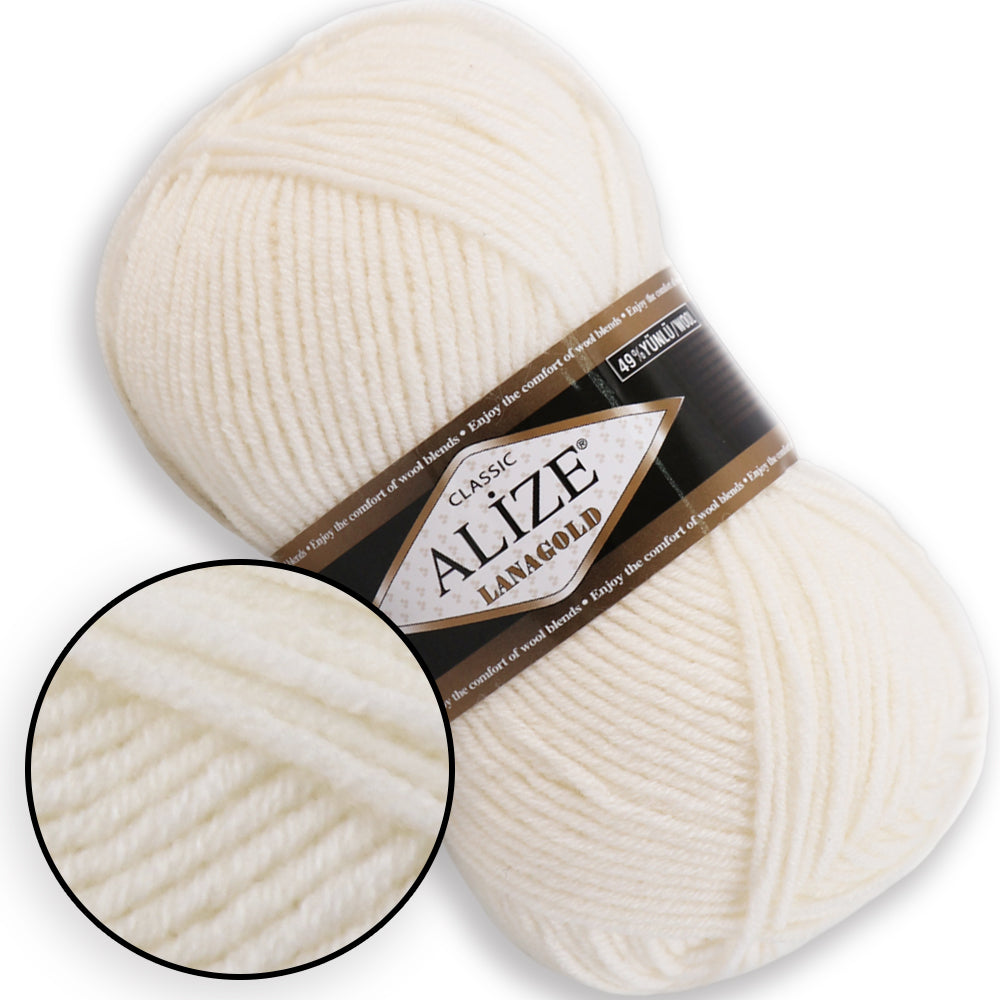 Alize Lanagold, 57 Colors, 3.5 oz / 262 yards