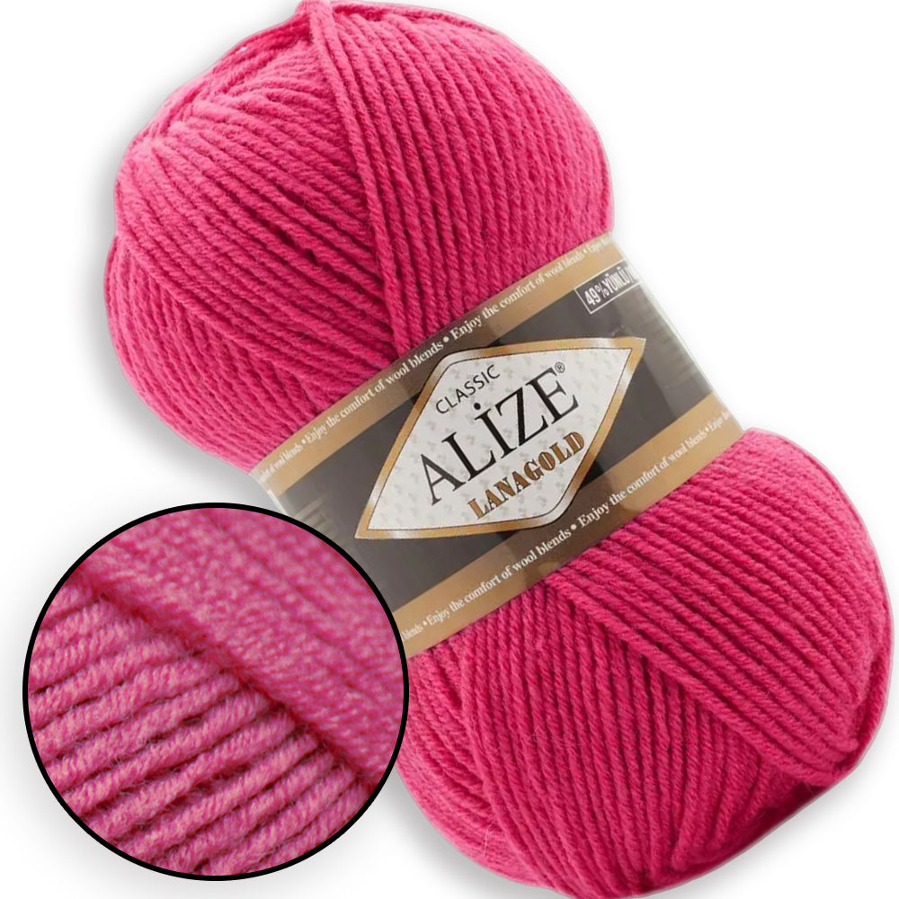 Alize Lanagold, 57 Colors, 3.5 oz / 262 yards