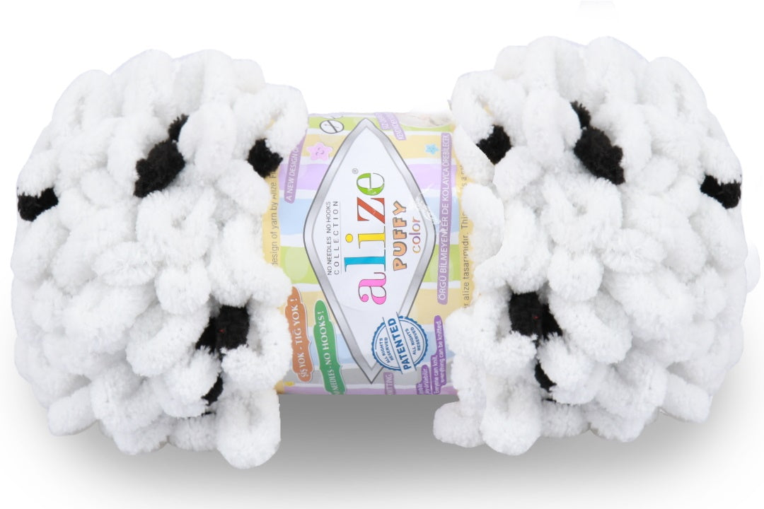 Alize Puffy, 82 Colors, Chenille Loop Yarn, 3.52 oz / 9.8 yards