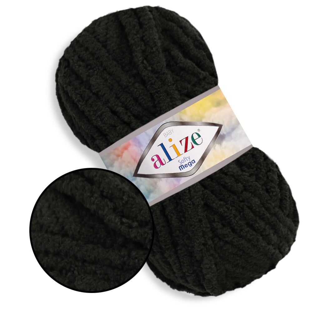 Alize Softy Mega, 34 colors, 3.5 oz / 131 yds