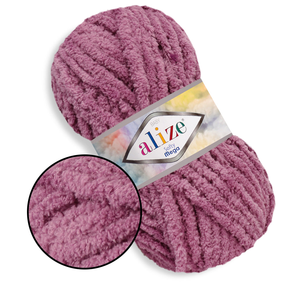 Alize Softy Mega, 34 colors, 3.5 oz / 131 yds