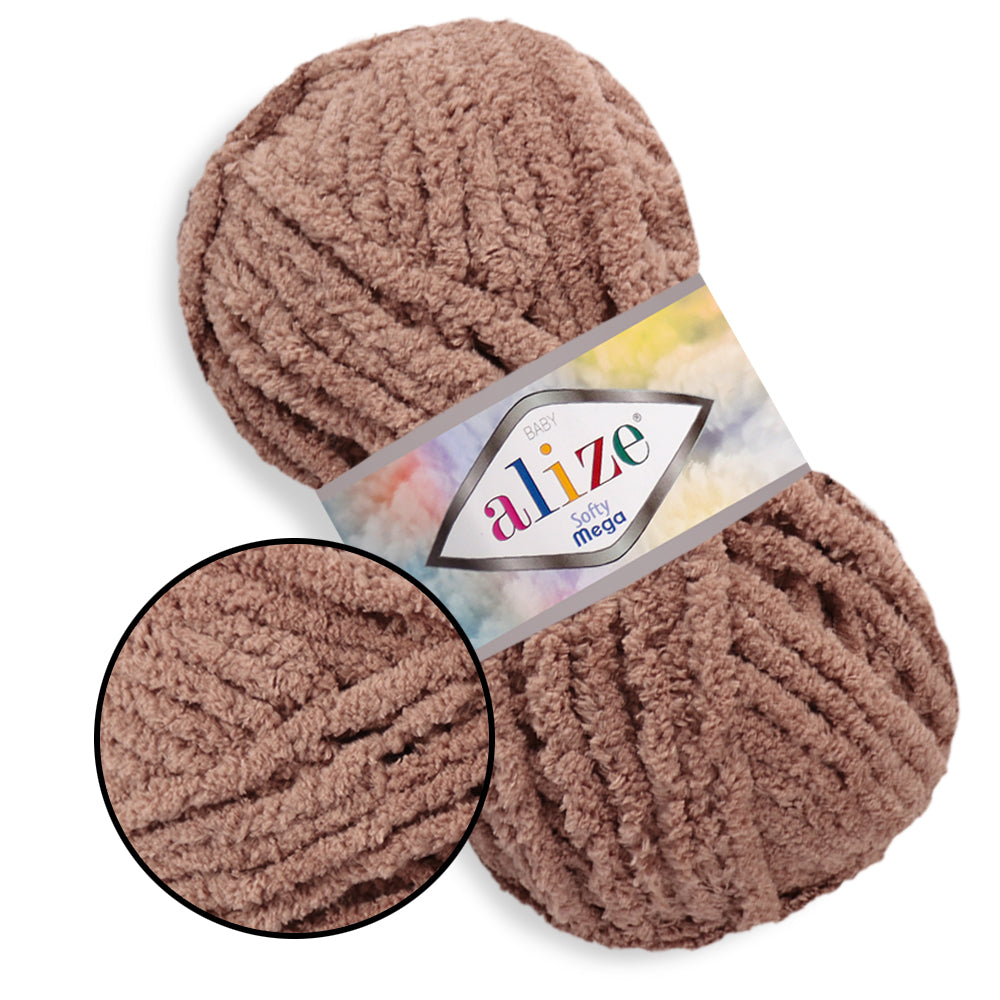 Alize Softy Mega, 34 colors, 3.5 oz / 131 yds