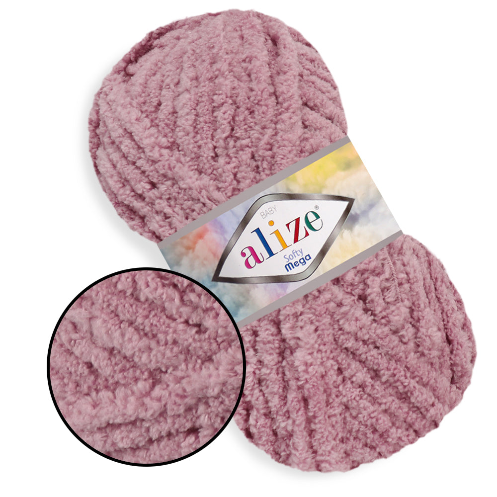 Alize Softy Mega, 34 colors, 3.5 oz / 131 yds