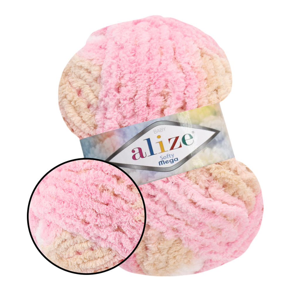 Alize Softy Mega, 34 colors, 3.5 oz / 131 yds