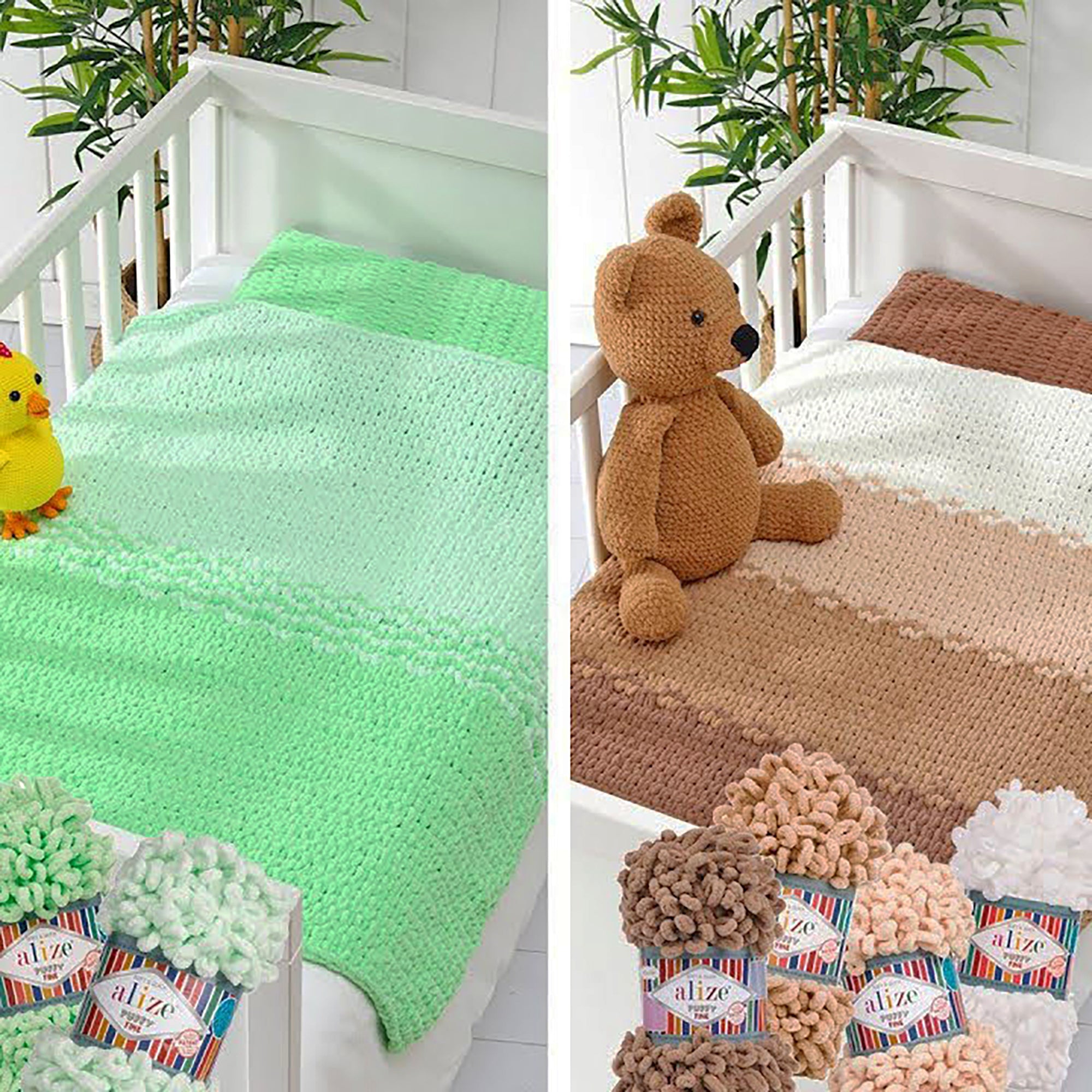 Alize Puffy Fine, 42 Colors, 3.5 oz / 15.3 yds