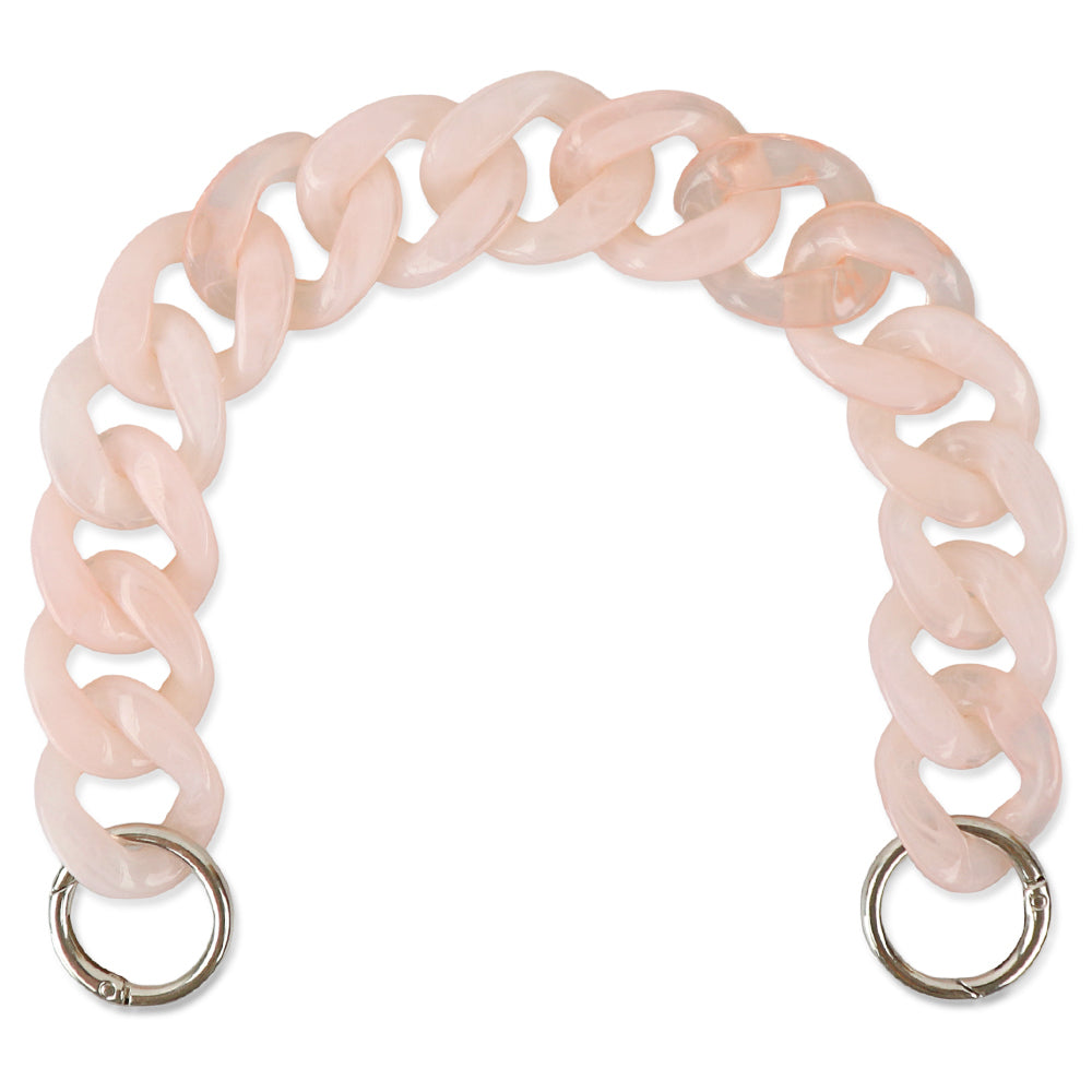 Acrylic Bag Handle - Clear Chunky Chain with Lobster Clasps