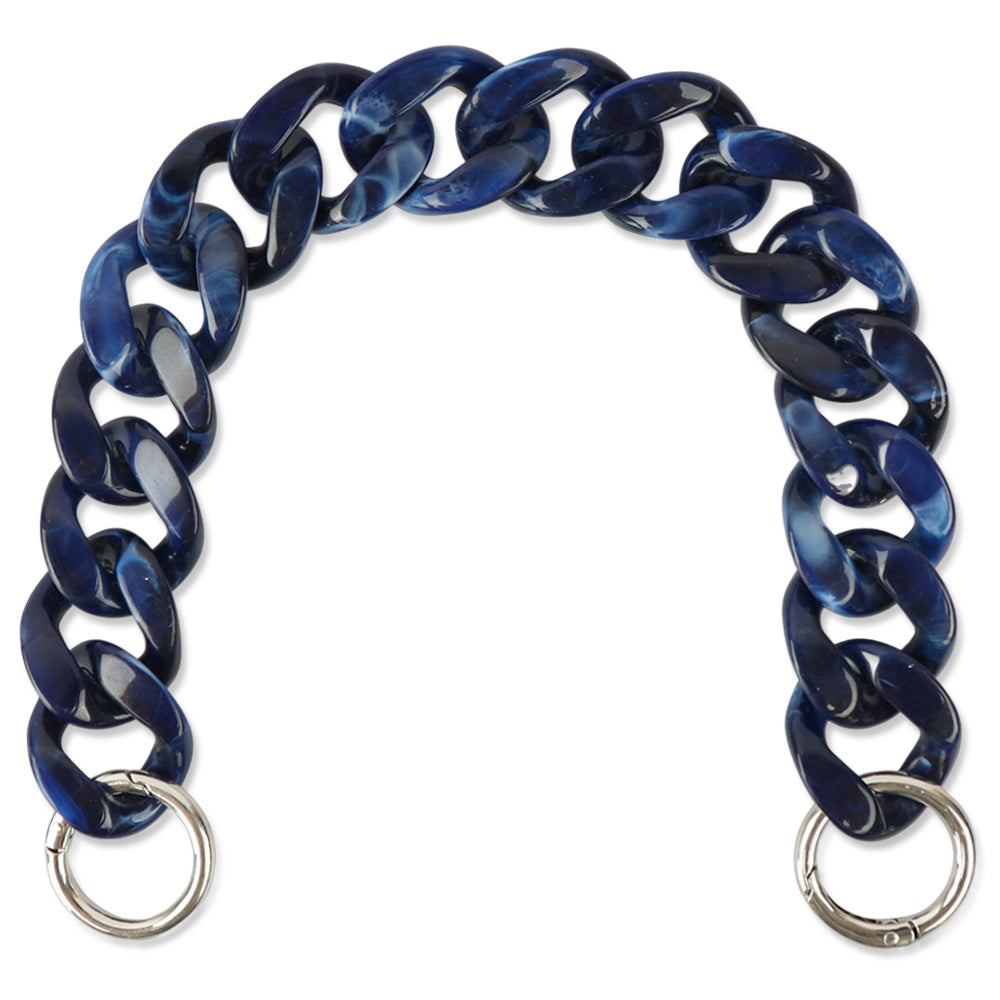 Acrylic Bag Handle - Clear Chunky Chain with Lobster Clasps